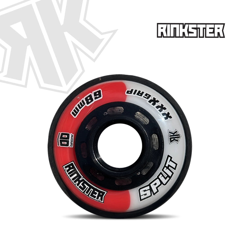 Split XXX Grip - Red & White