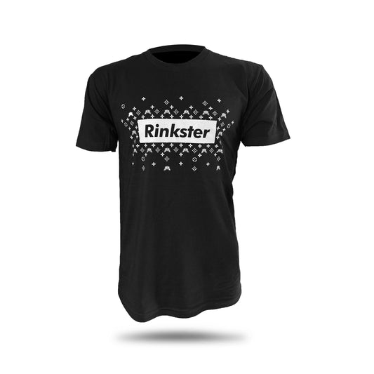 Rinkster T-Shirt Black - EAT.SLEEP.HOCKEY