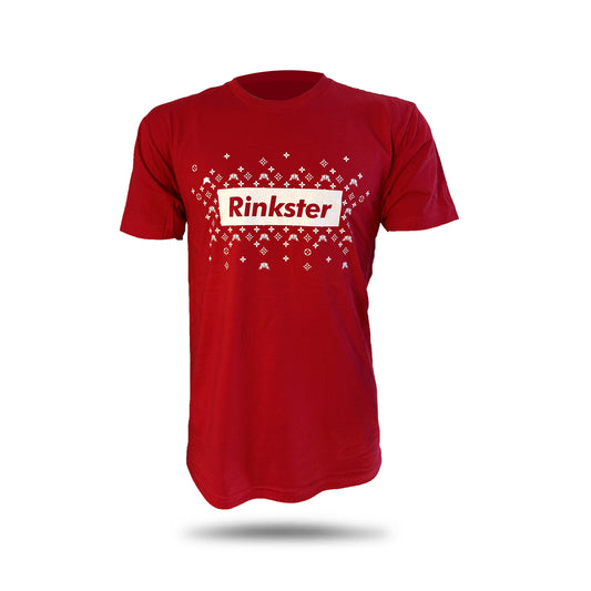 Rinkster T-Shirt Red - EAT.SLEEP.HOCKEY