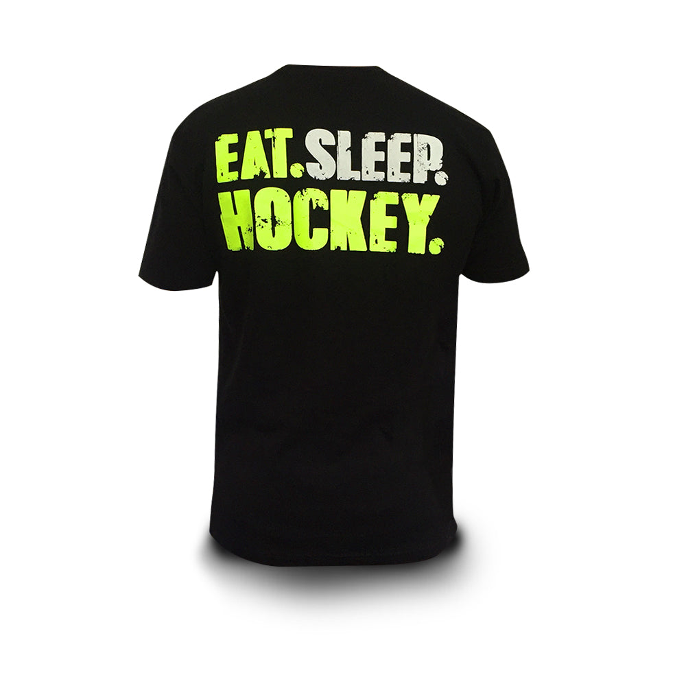 T-Shirt RR Identity (Yellow Logo) - EAT.SLEEP.HOCKEY