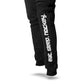 Rinkster Tapered Fit Jogger Pants with Crotch Flap - Black