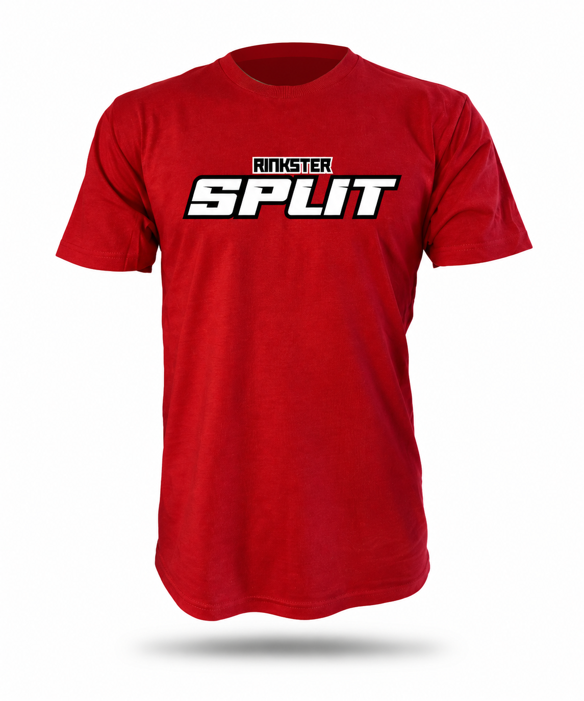 Rinkster Split Red T-Shirt