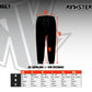 Rinkster Tapered Fit Jogger Pants with Crotch Flap - Dark Gray