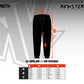Rinkster Tapered Fit Jogger Pants with Crotch Flap - Dark Gray