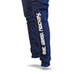 Rinkster Tapered Fit Jogger Pants with Crotch Flap - Navy