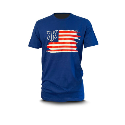 Rinkster USA Flag T-Shirt - Royal Blue