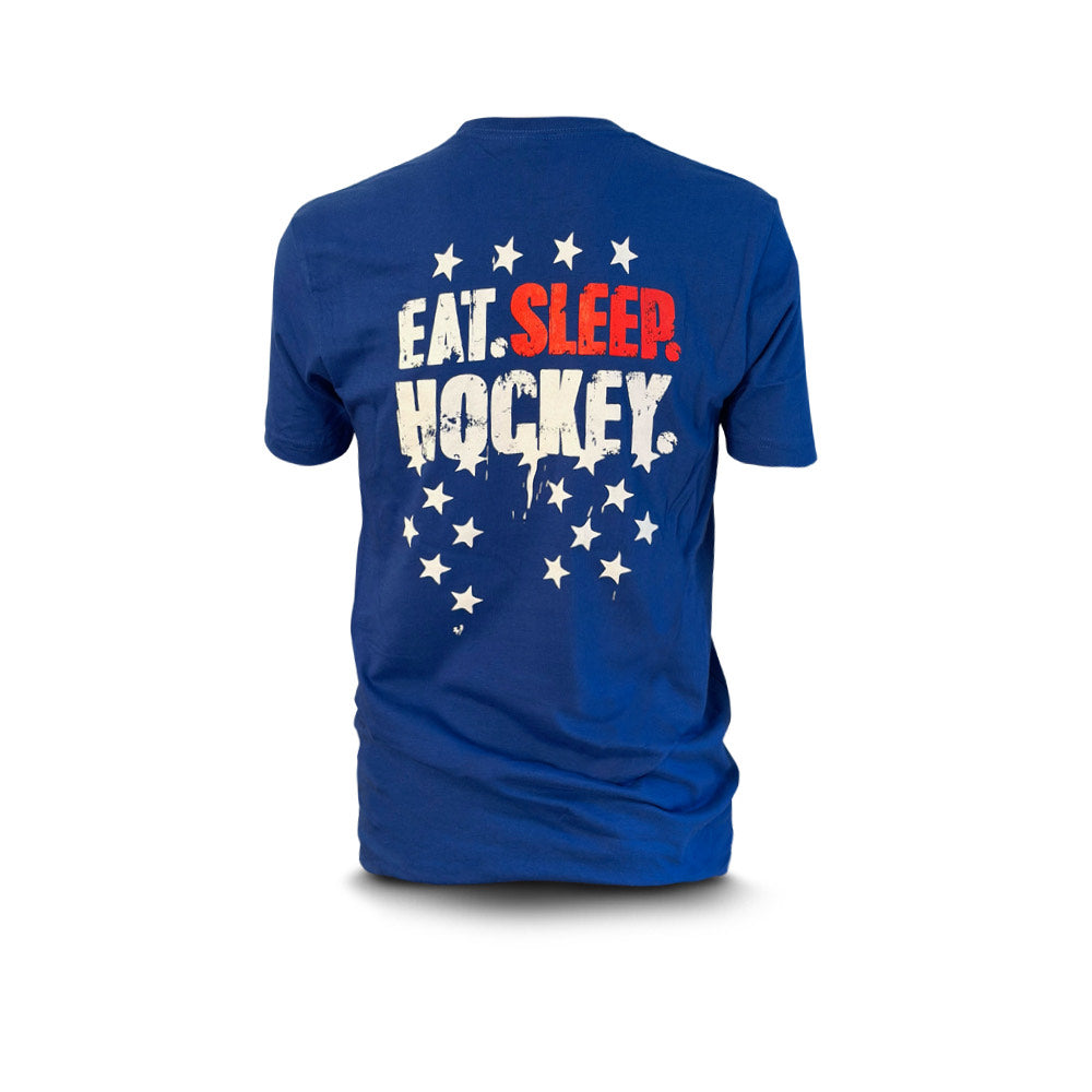 Rinkster USA Flag T-Shirt - Royal Blue