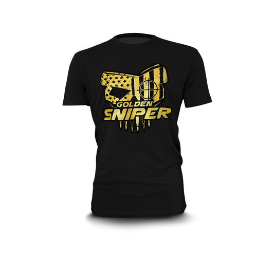 Golden Sniper T-Shirt - Black