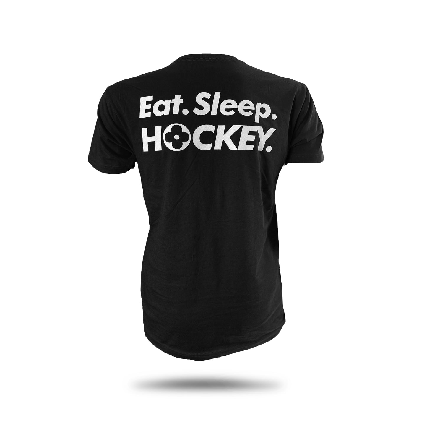 Rinkster T-Shirt Black - EAT.SLEEP.HOCKEY