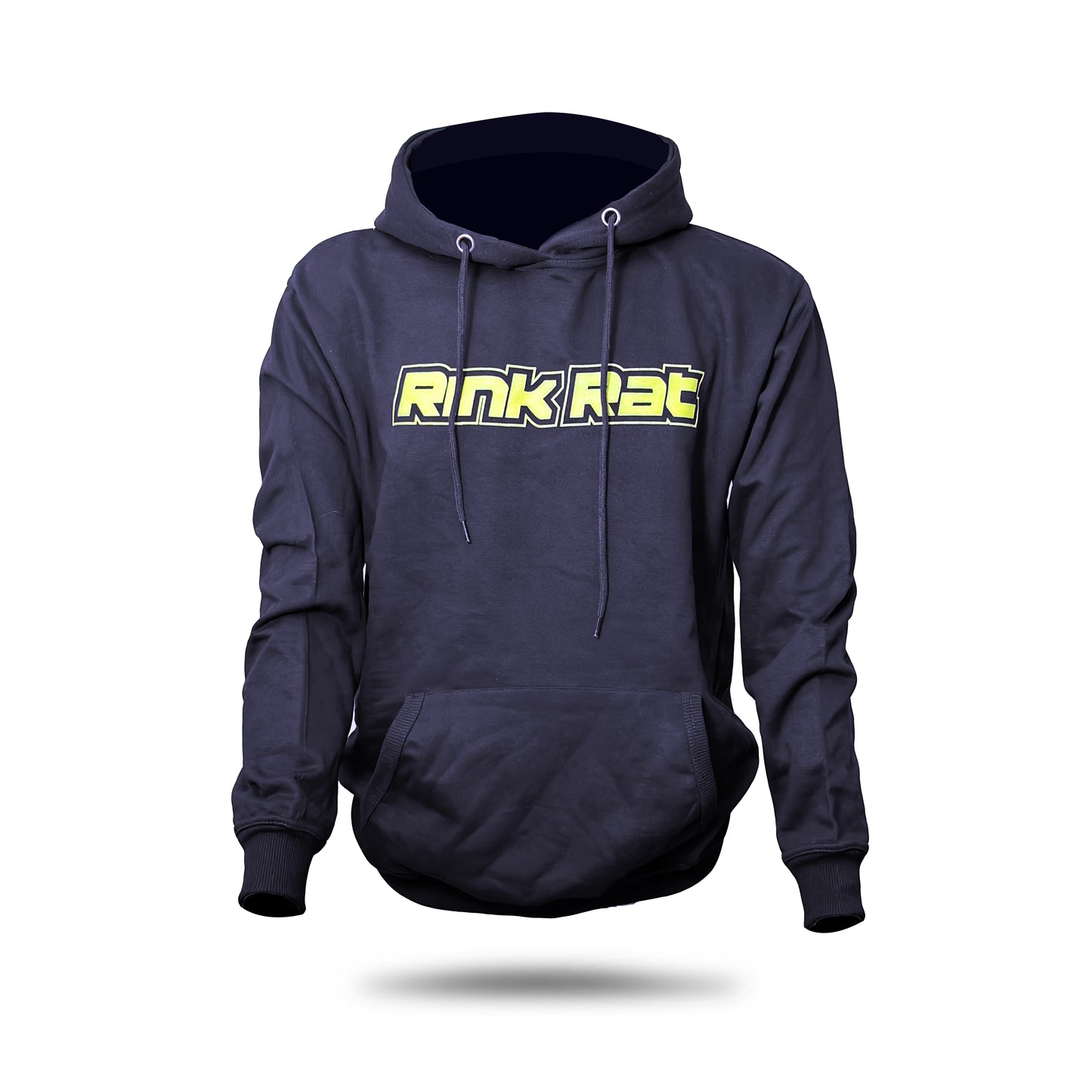 Rink Rat Hoodie Navy and Fluo