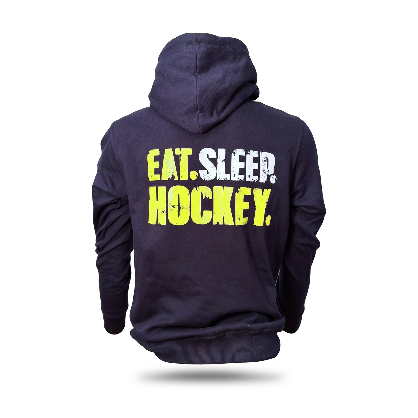 Rink Rat Hoodie Navy and Fluo