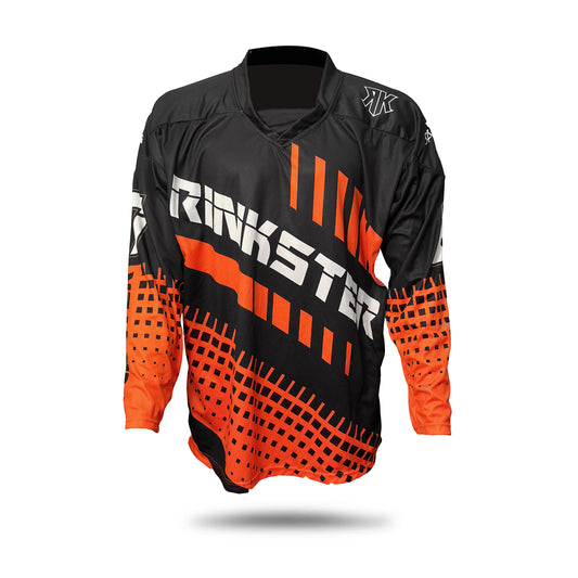 Rinkster Pro Team Jersey - Black & Orange